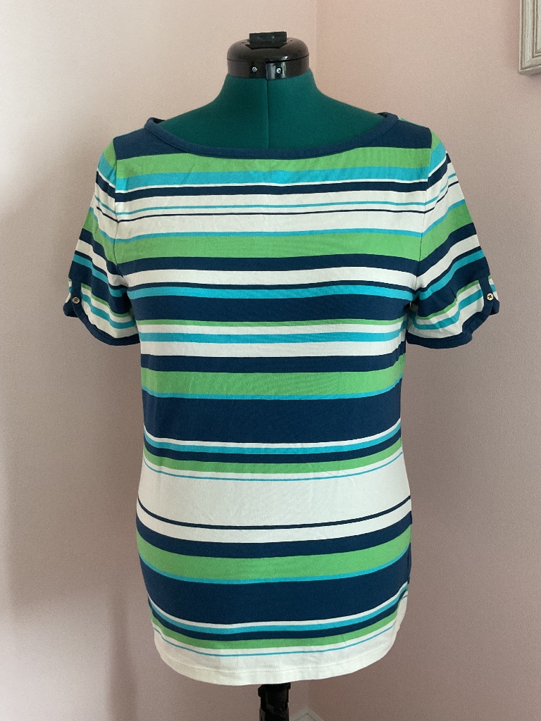 Talbots Shortsleeve Striped Tee
